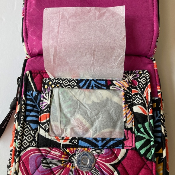 NWT Vera Bradley Kauai Floral RFID Mini Hipster Cross Body Flap Front Pockets - Picture 7 of 12